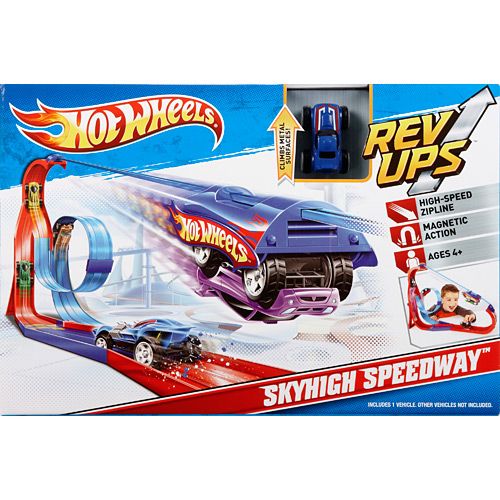 Hot Whells REV Ups - Pista Skyhigh Speedway - Mattel