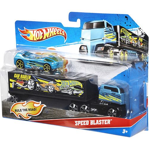 Hot Wheels Trucking Transporter Speed Blaster - Mattel