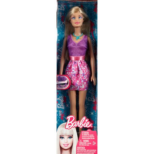 Barbie Fashion and Beauty com Anel Menina - Blusinha Roxa