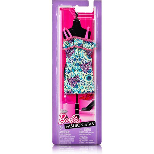 Barbie Roupinha Fashionistas Creme com Detalhe Lilás - Matte