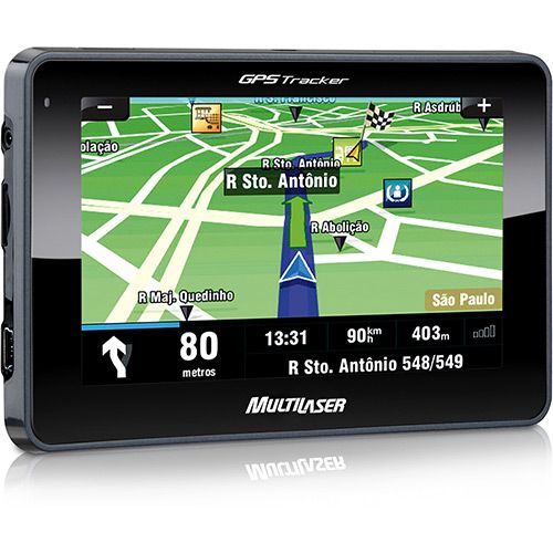 GPS Automotivo Tracker 2 Slim c/ Tela 4,3" - Multilaser